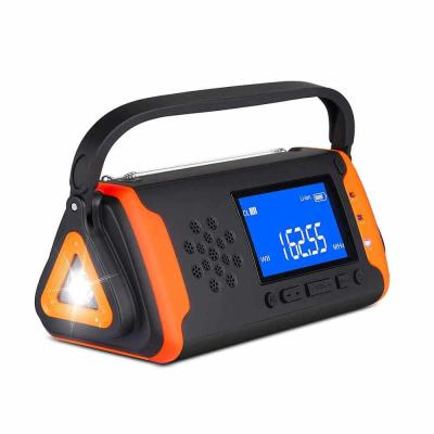 TRIANGL rankinis radijas su saulės baterija 4000 mAh